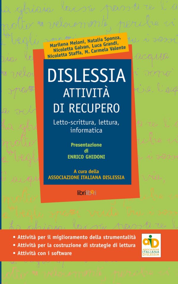 Dislessia: attività di recupero