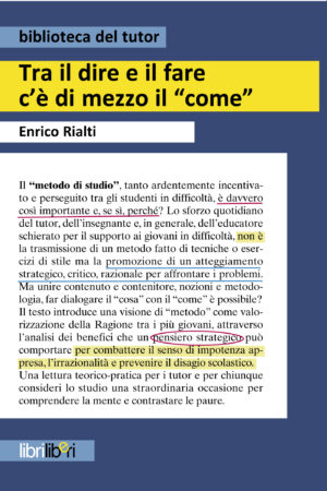 Tra il dire e il fare c'è di mezzo il "come"